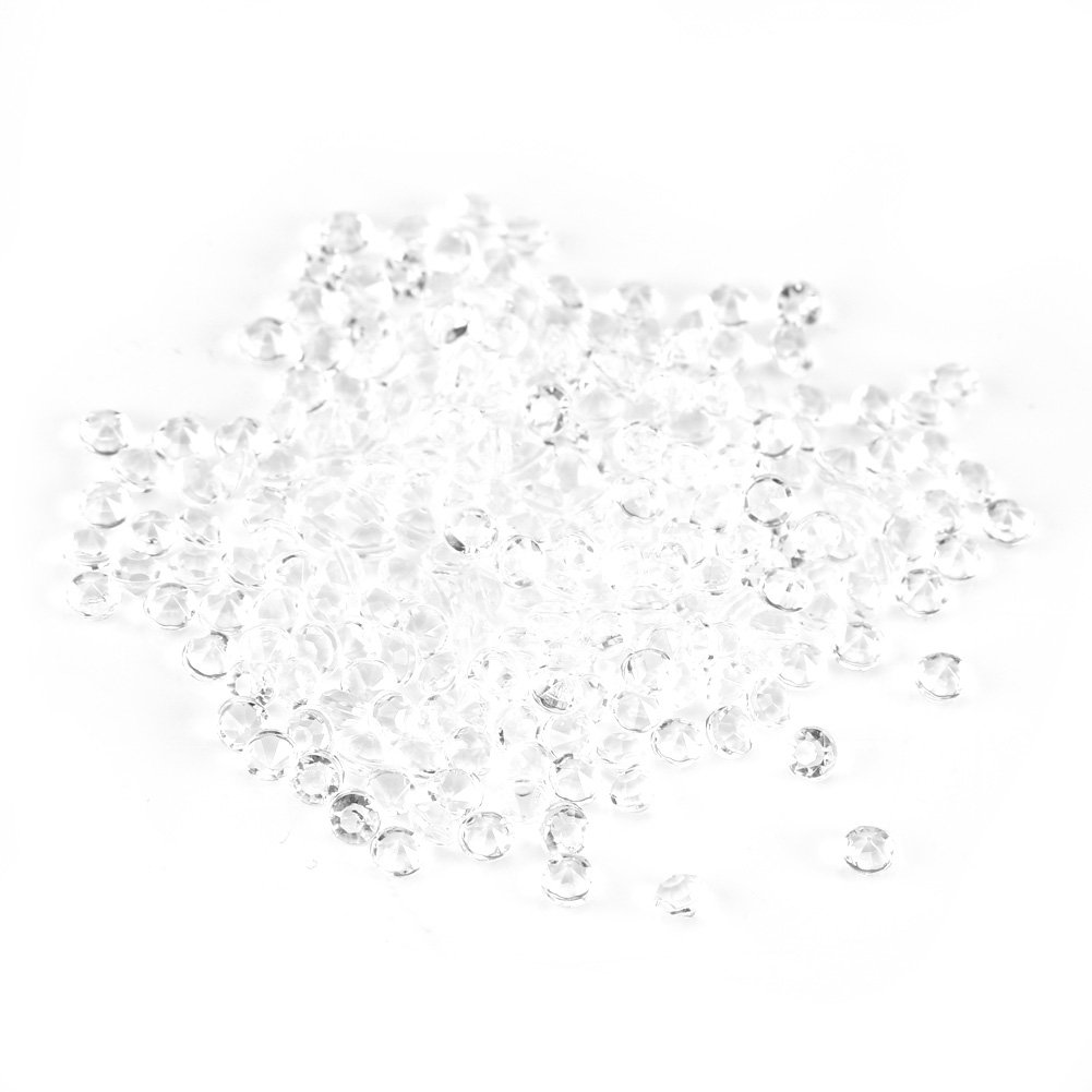 Glass Beads for Vases,Fdit 3000 Pieces/Bag 3 mm Acrylic Beads Clear Crystal Acrylic Diamonds for Wedding Bridal Shower Vase Beads DIY Decorations - Image 4