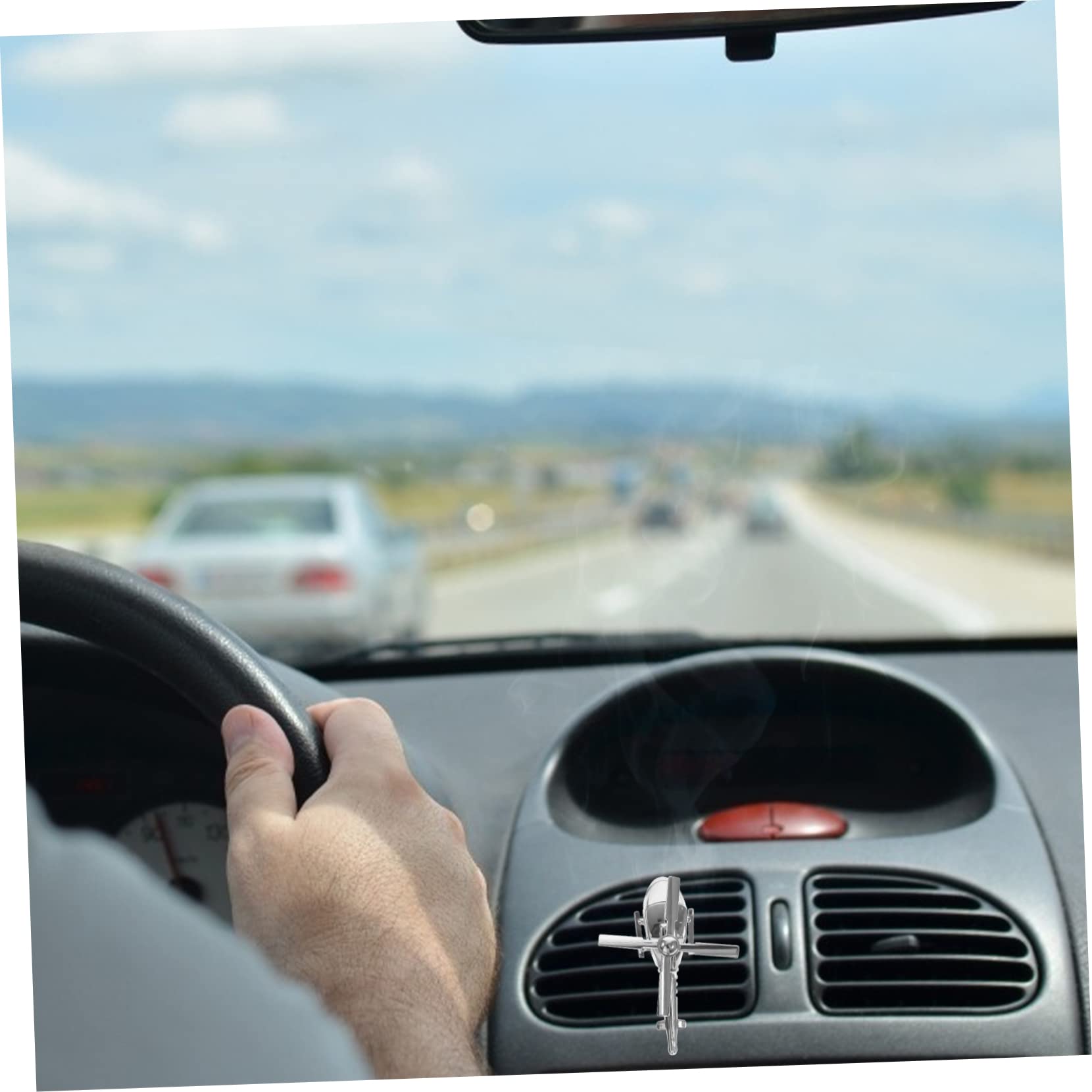 3sätze Rotierender Luftdiffusor Hubschrauberform Für Auto Aromatherapie-dekoration Mit Windantrieb Duftstäbchen Und Technologischem Design Für Fahrzeug