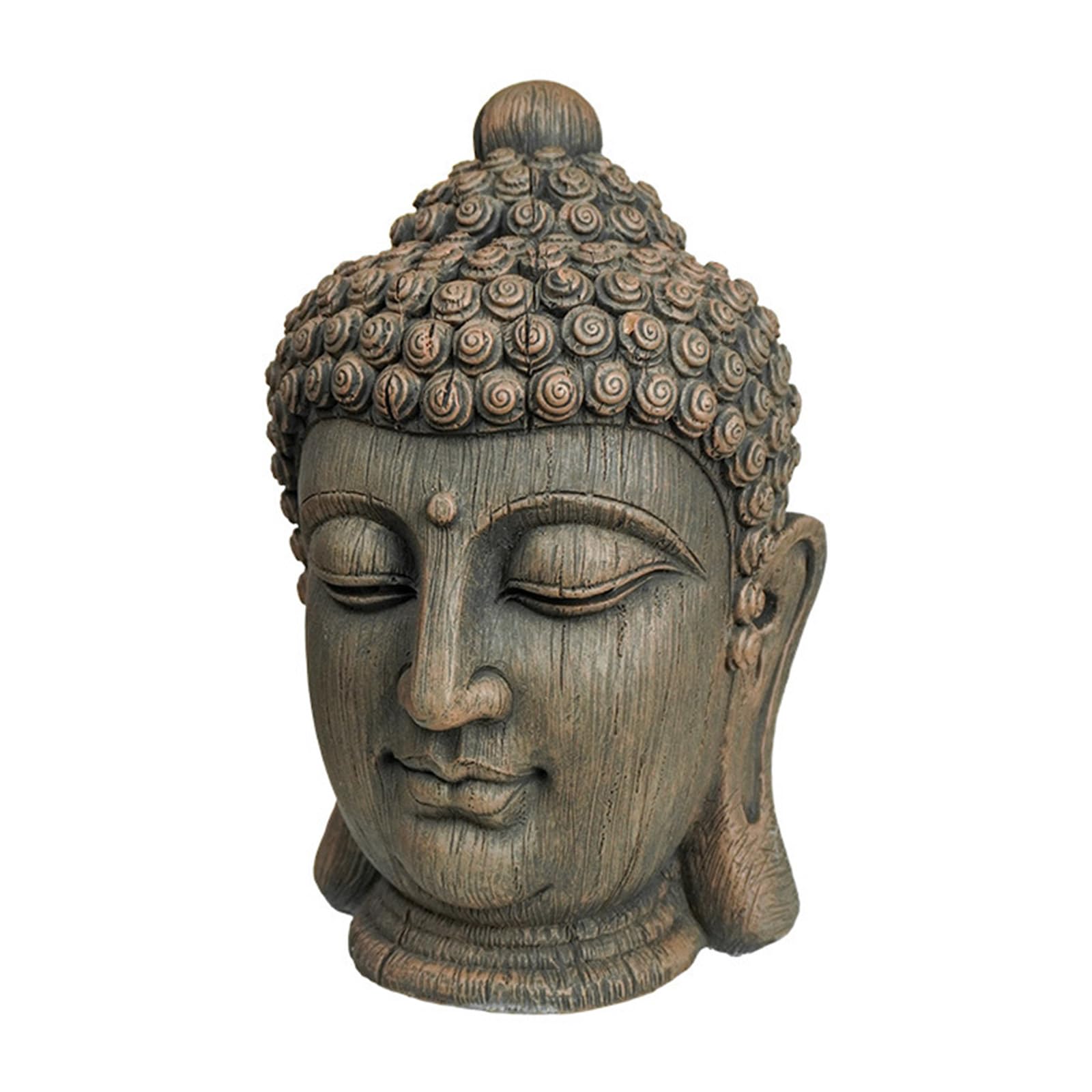 Amazon.co.jp: Psdndeww 樹脂ブッダヘッド像コレクターと