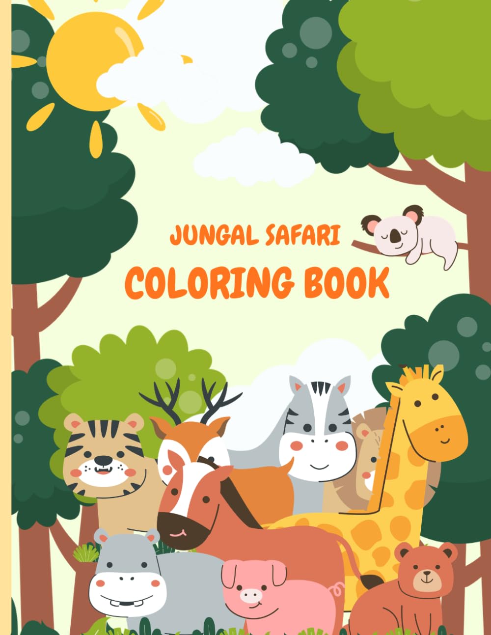 JUNGLE SAFARI OLORING BOOK