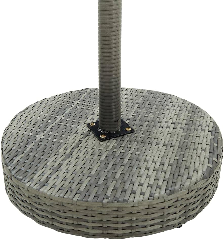【Fast Shipments】 Outdoor Patio Furniture Set, Lightweight Construction, Patio Furniture for Lounge Backyard 3 Piece Garden Bar Set with Cushions Poly Rattan Gray