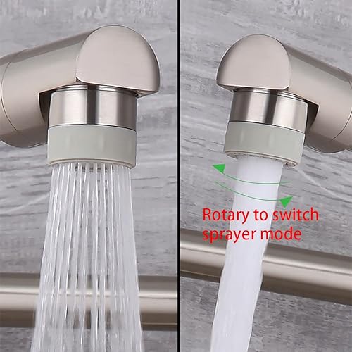 Miniatura 6 de Grifo de fregadero de cocina de montaje en pared de 4 pulgadas6 pulgadas8 pulgadas centro, grifo comercial plegable, grifo de llenado de olla con