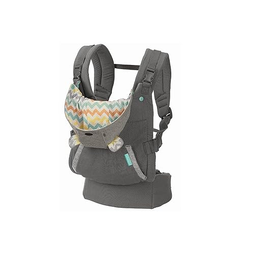Miniatura 2 de Infantino abrazo ergonómico portador de capucha gris