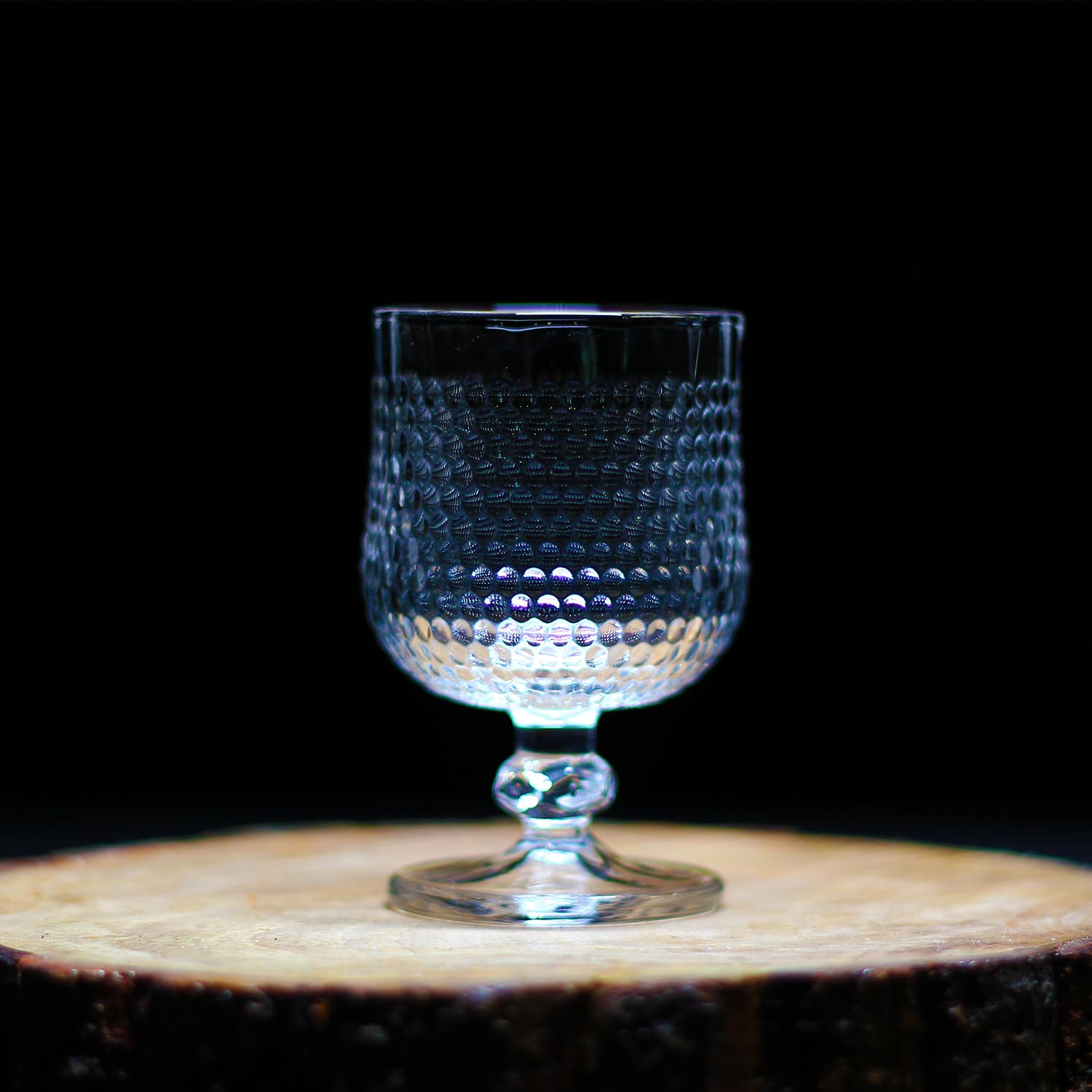 Melbify Crystalite Brandy Snifter Glasses | Set of 4 | 180 ml | Cognac, Brandy Balloon, Tulip Glasses | Large, Elegant, Old Fashioned Crystal Barware 4