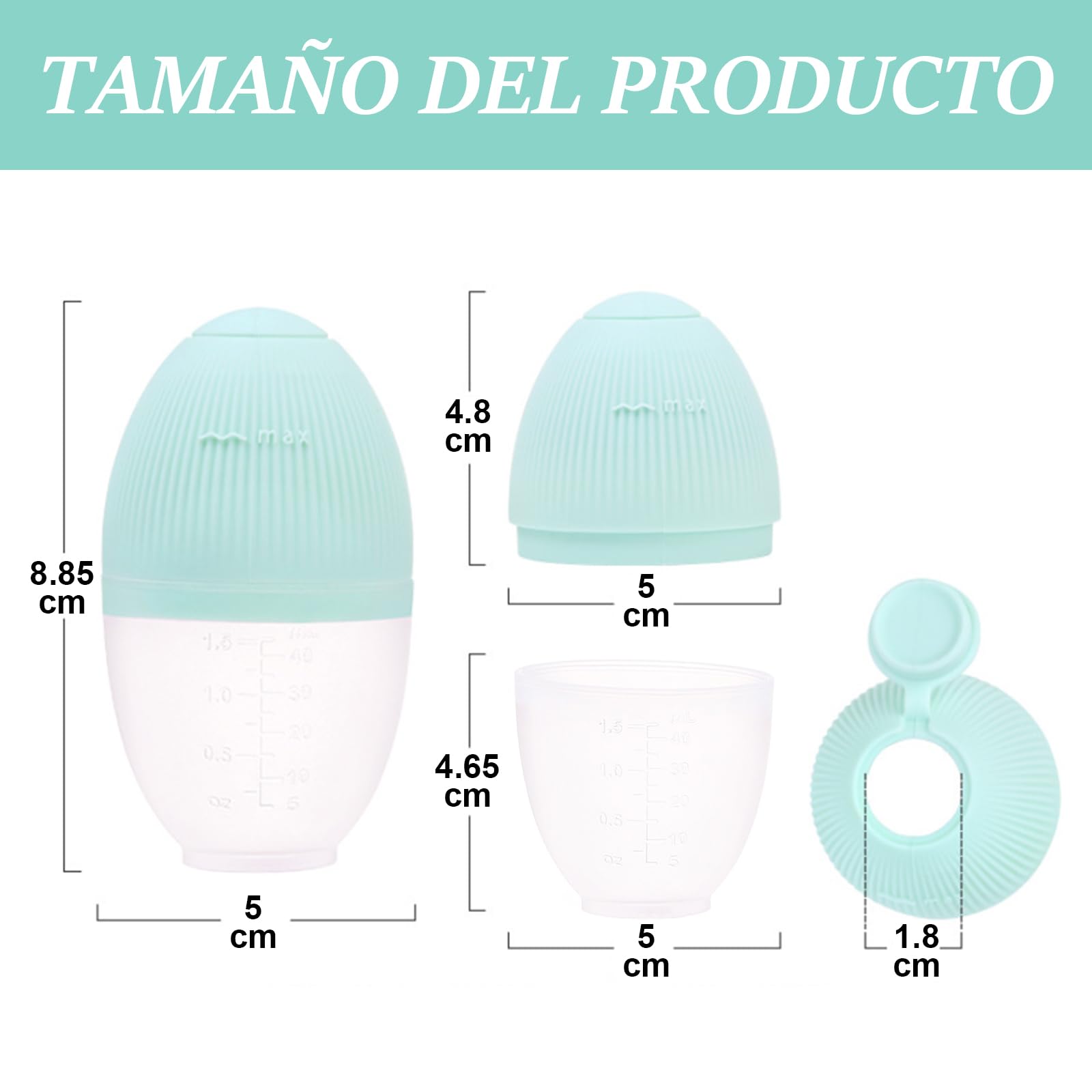 2 Piezas Ice Roller Facial Hielo para la Cara|Reusable Silicone Rodillo de Hielo Facial|Hielo Facial para Hielo Cara, Reafirmar la Piel, Ojeras y Bolsas Faciales (A)