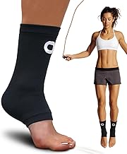 Ankle Brace Compression Support Sleeve (1 Pair) - BEST Ankle Compression Socks for Plantar Fasciitis, Arch Support, Foot & Ankle Swelling, Achilles Tendon, Joint Pain, Injury Recovery, Heel Spurs