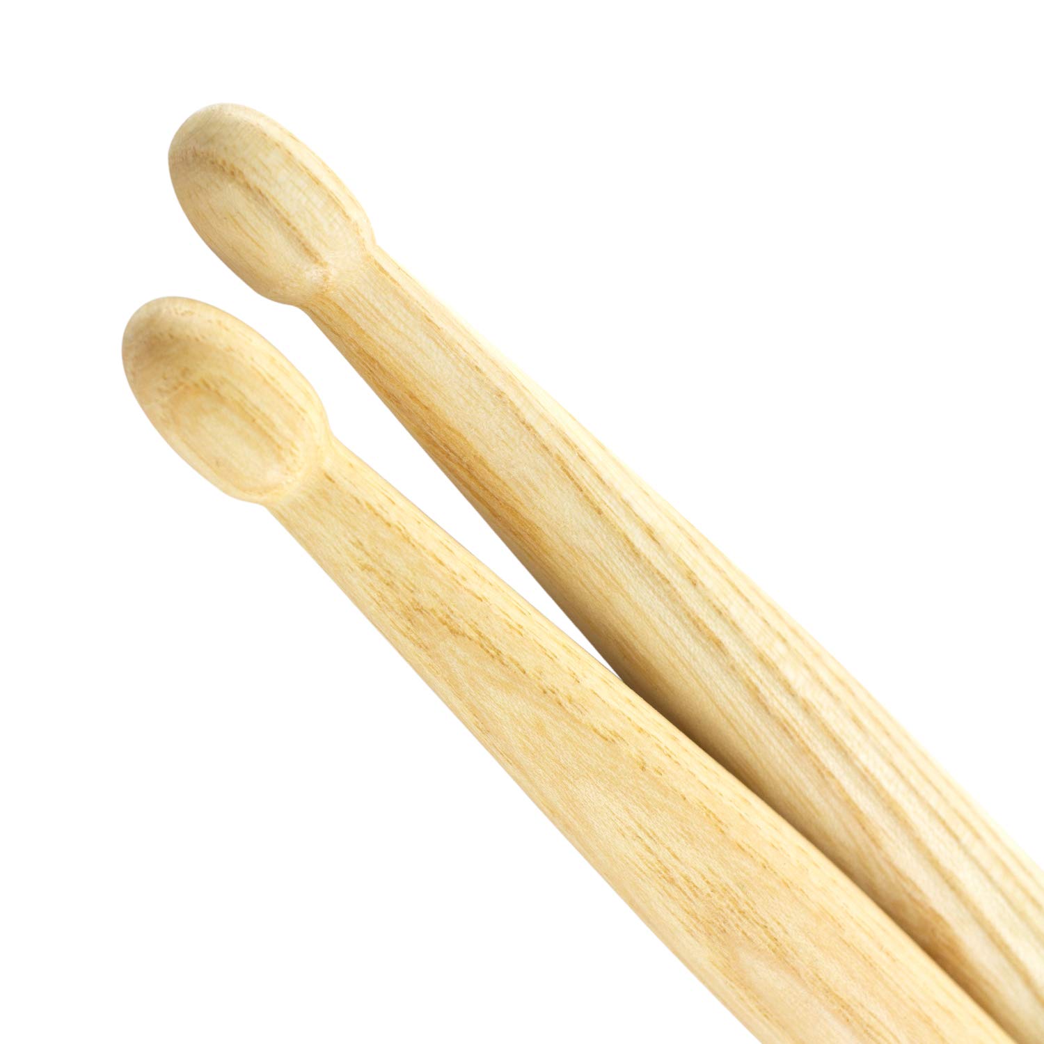 Baquetas 5A por World Rhythm – Punta de Madera Pares de Baquetas de Nogal 5A – Ladrillo Palo, 12 Pares | 12 pares