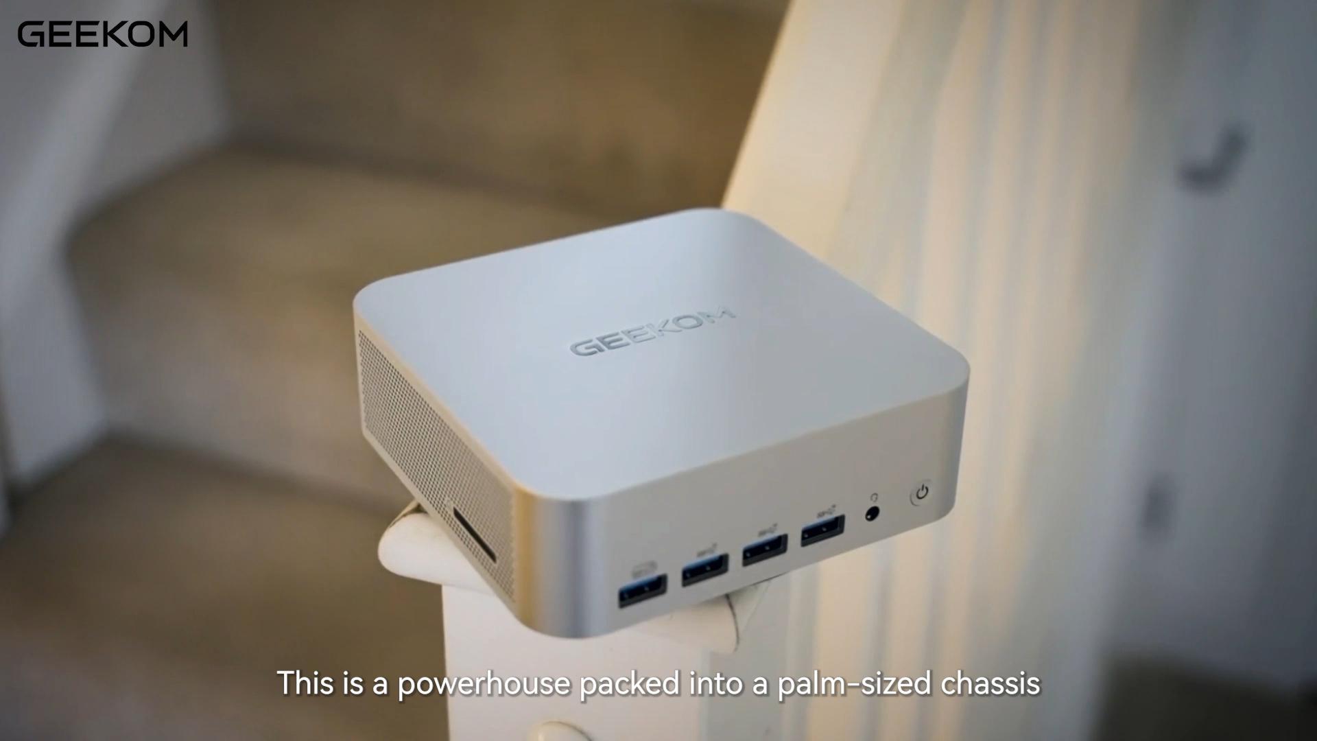 GEEKOM[2026 Ultra Quiet A7 MAX AI Mini PC,with AMD Ryzen 9 7940HS