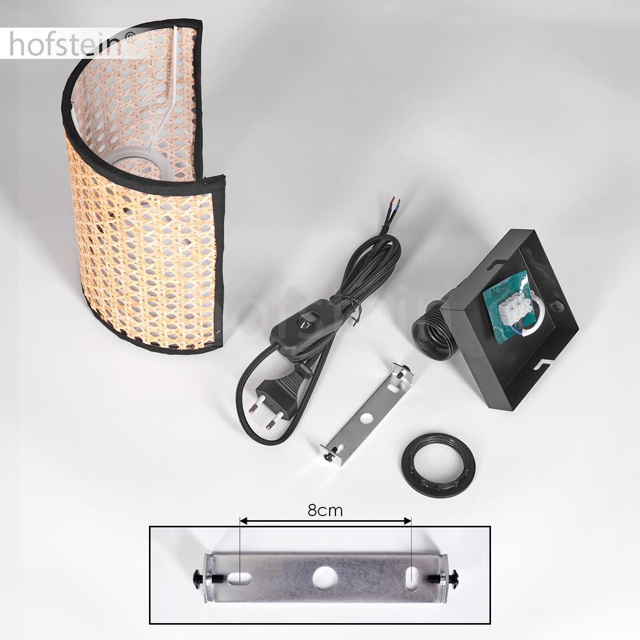 Wandlamp Colmeal, wandlamp van metaal/touw in zwart/natuur, lamp in boho- design, wandlamp met stekker en schakelaar, afneembaar snoer, UP & Down lichteffect, 1 x E27, zonder gloeilamp Wandlamp Colmeal, wandlamp van metaal/touw in zwart/natuur, lamp in boho- design, wandlamp met stekker en schakelaar, afneembaar snoer, UP & Down lichteffect, 1 x E27, zonder gloeilamp