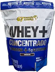 WHEY CONCENTRADO + 3g CREATINA + 5g GLUTAMINA - REFIL 1KG - SABOR CHOCOLATE - G7 NUTRIÇÃO ESPORTIVA LEGACY
