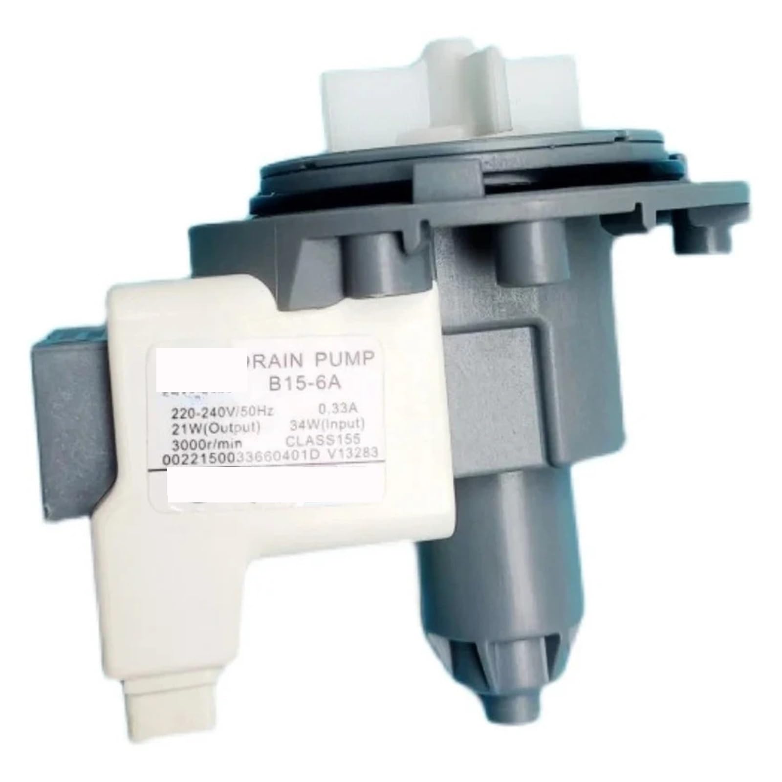 Washing Machine Drain Pump Motor B20/15-6A 1pcs，Compatible for Haier，Drum EG100HB209G EG10012B509(A)