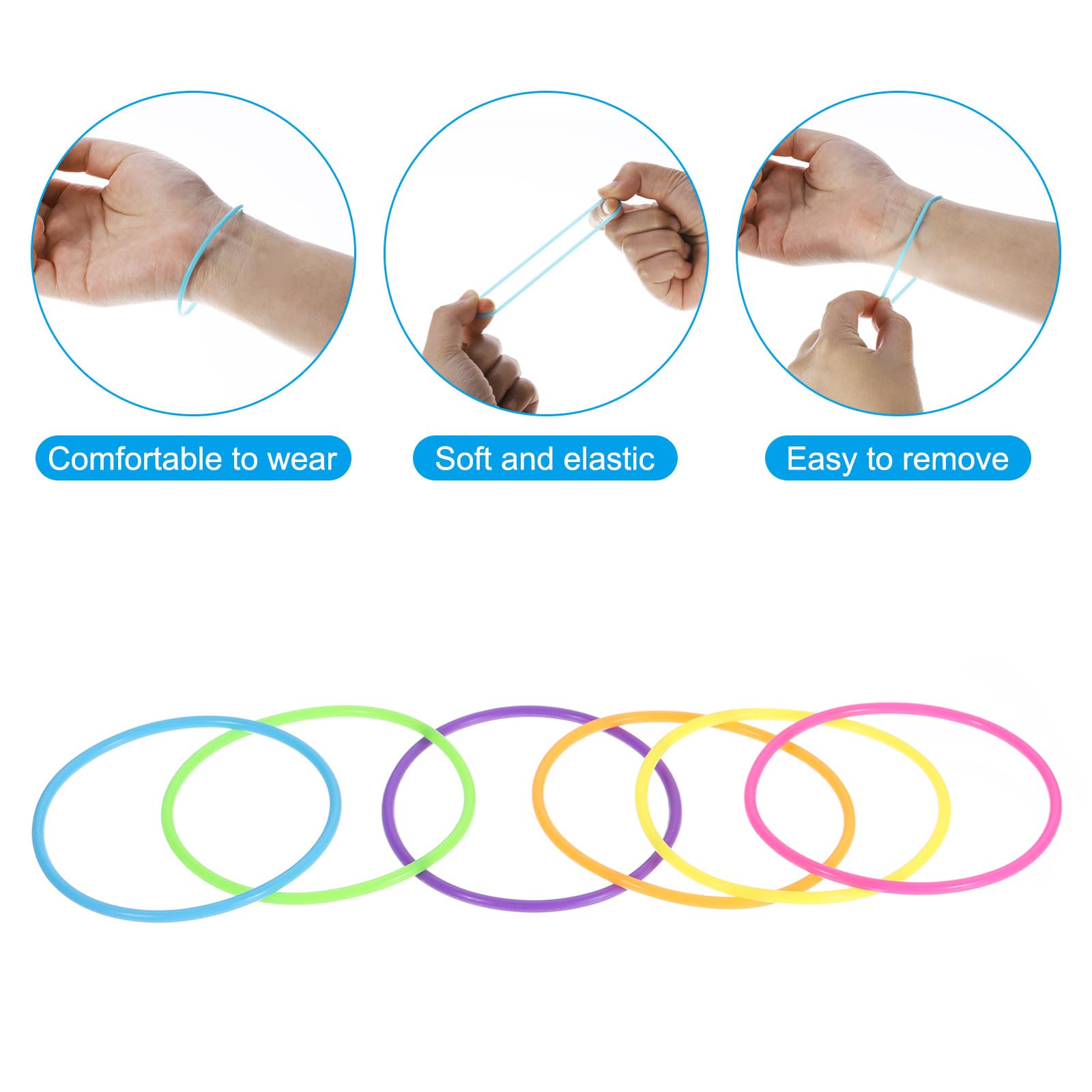 PATIKIL Silicone Jelly Bracelets - Image 4