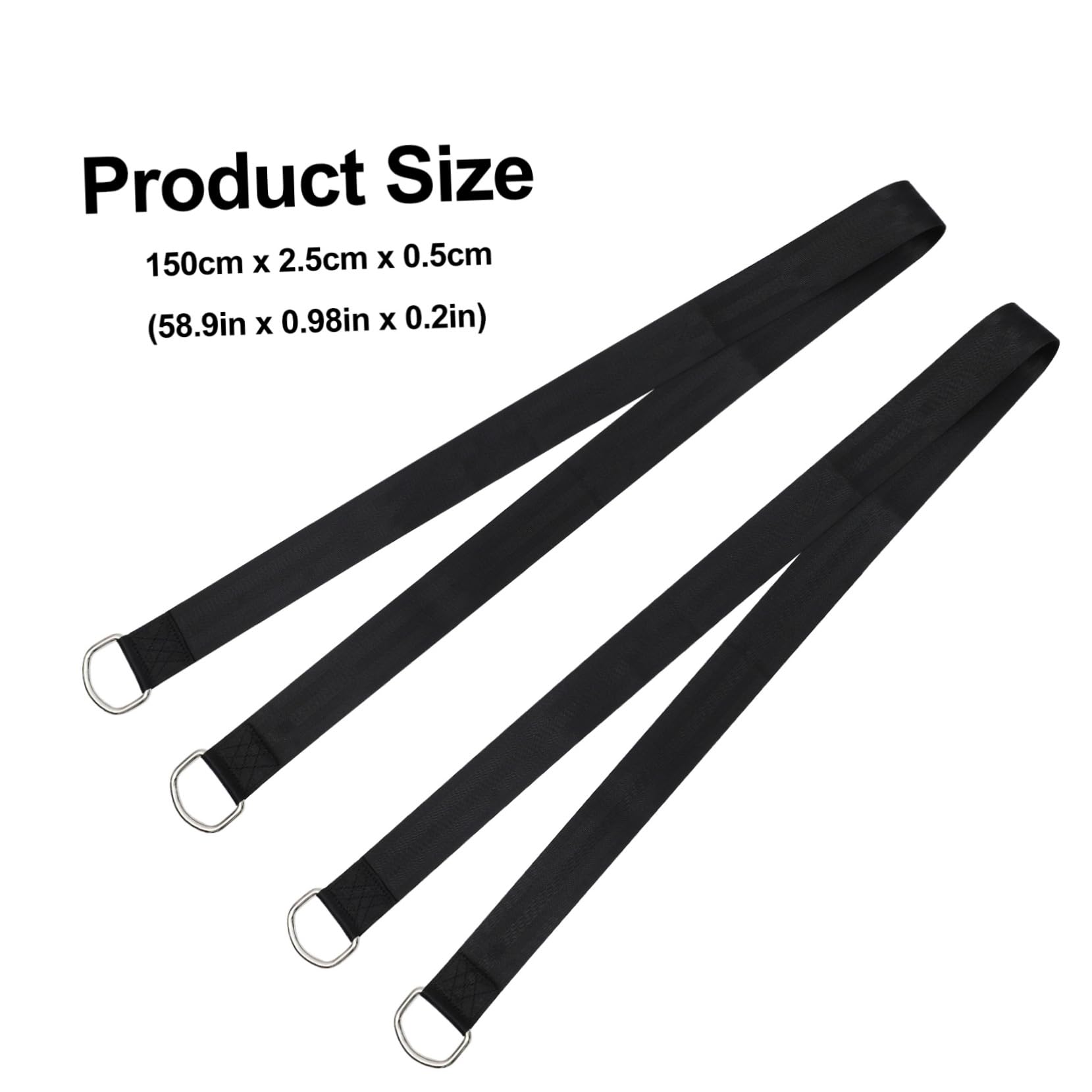 Abaodam Swing Hammock Straps Kit Tree Swing Hanging Kit Strap 2 Pack Safe for Boys and Girls