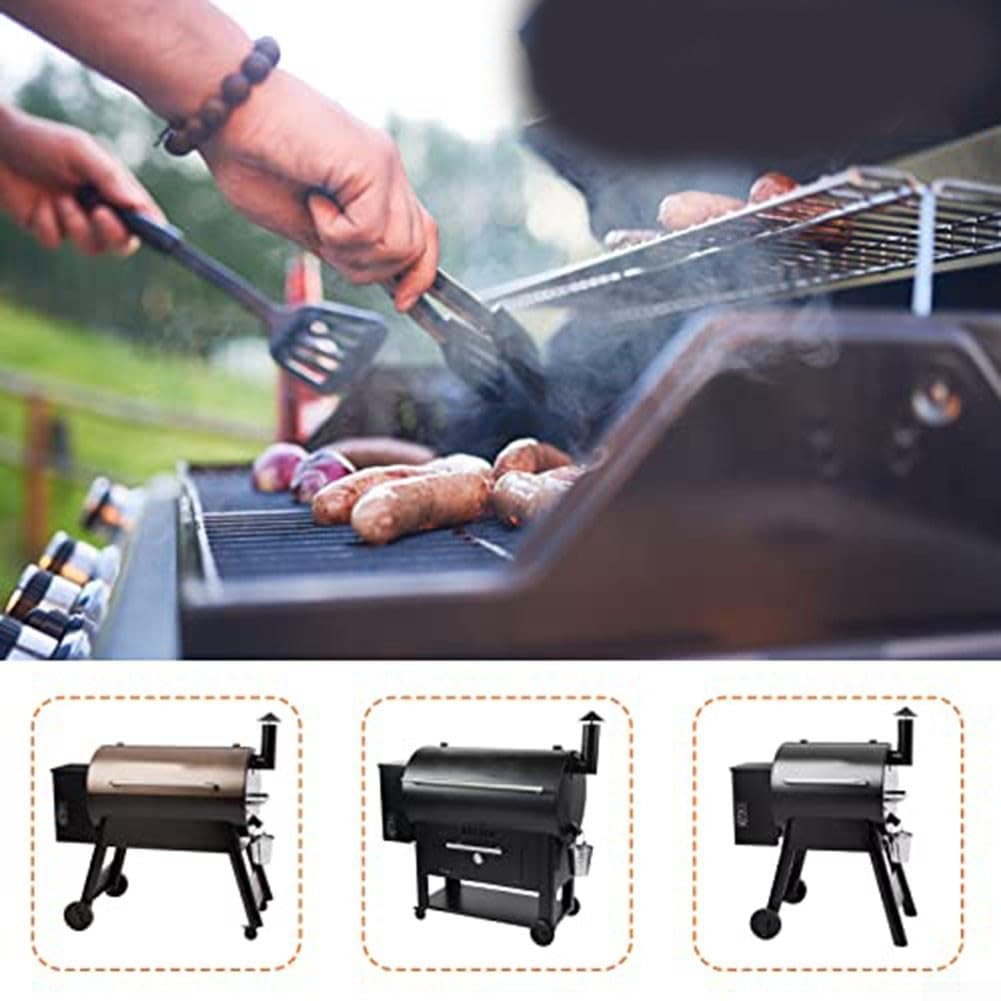 Schnecken- und Bürsten-Set, Schneckenwelle Schraube Schubstange Nylon Bürsten-Set, Zünder Spiralbohrer Schraubstange Zubehör, für Traeger Pelletgrills