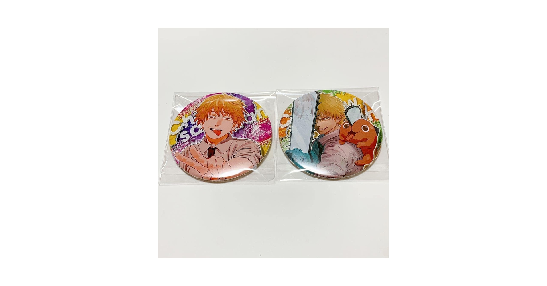 Amazon | チェンソーマン コレクション缶バッジ デンジ 2種