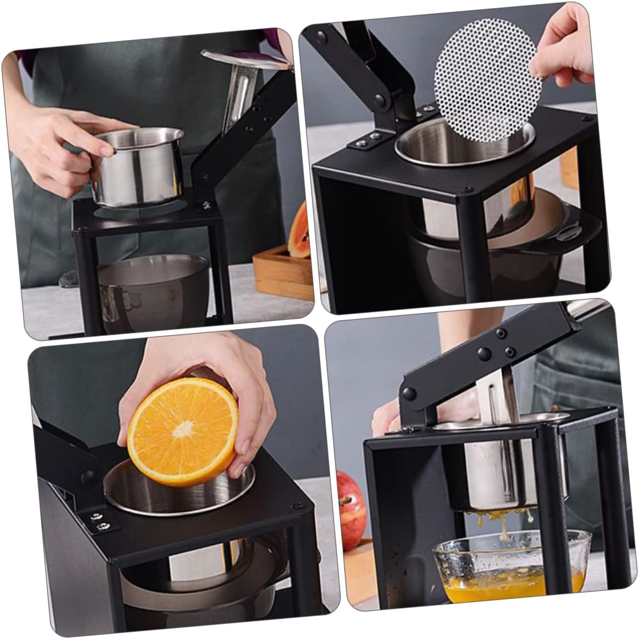 1pc Manual Hand Press Citrus Juicer Fruit Juice Squeezer High End Juicer for Home