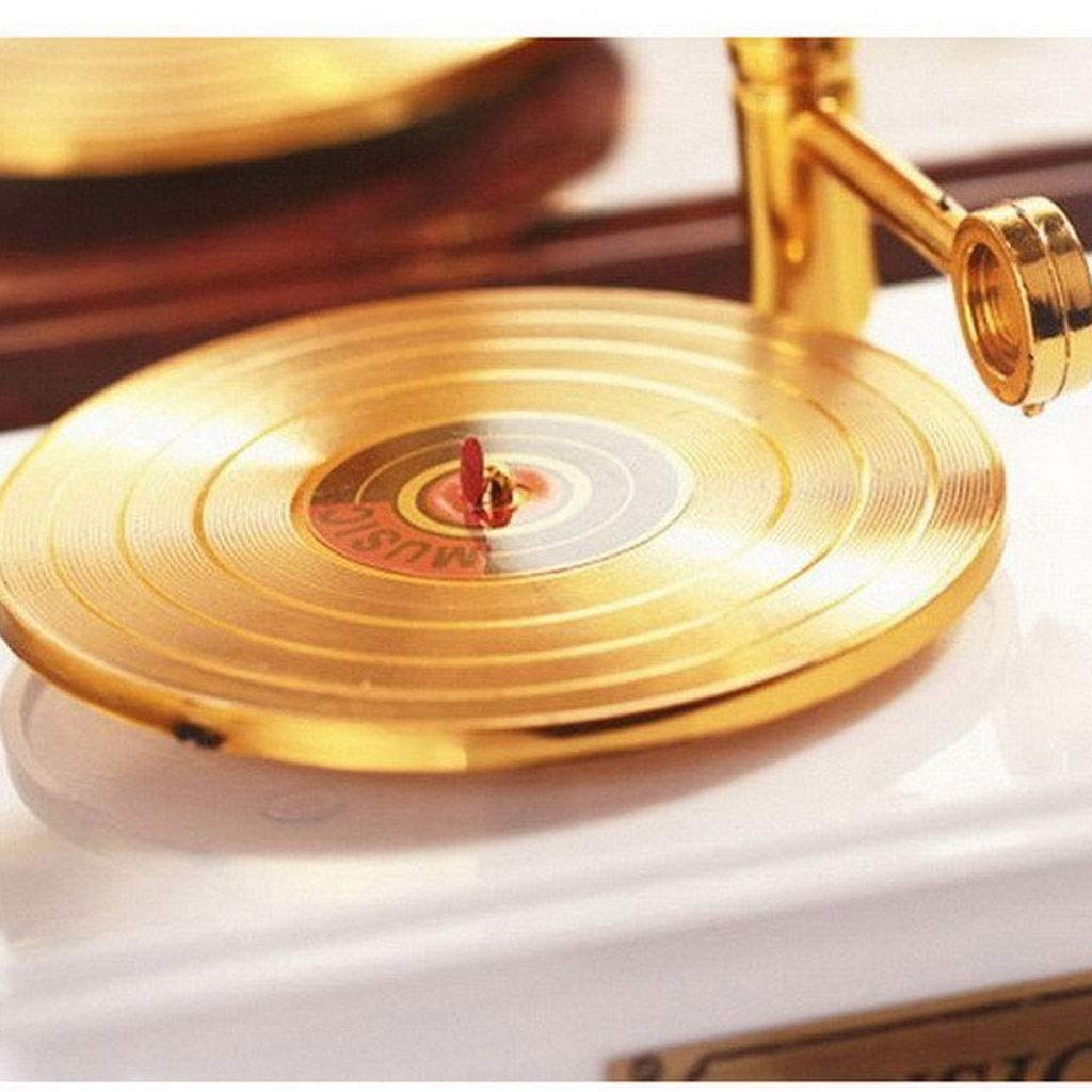 Cadeaux rétro, Plateau tournant, Gramophone, boîte à Musique, décoration de Studio, Ornements d'anniversaire