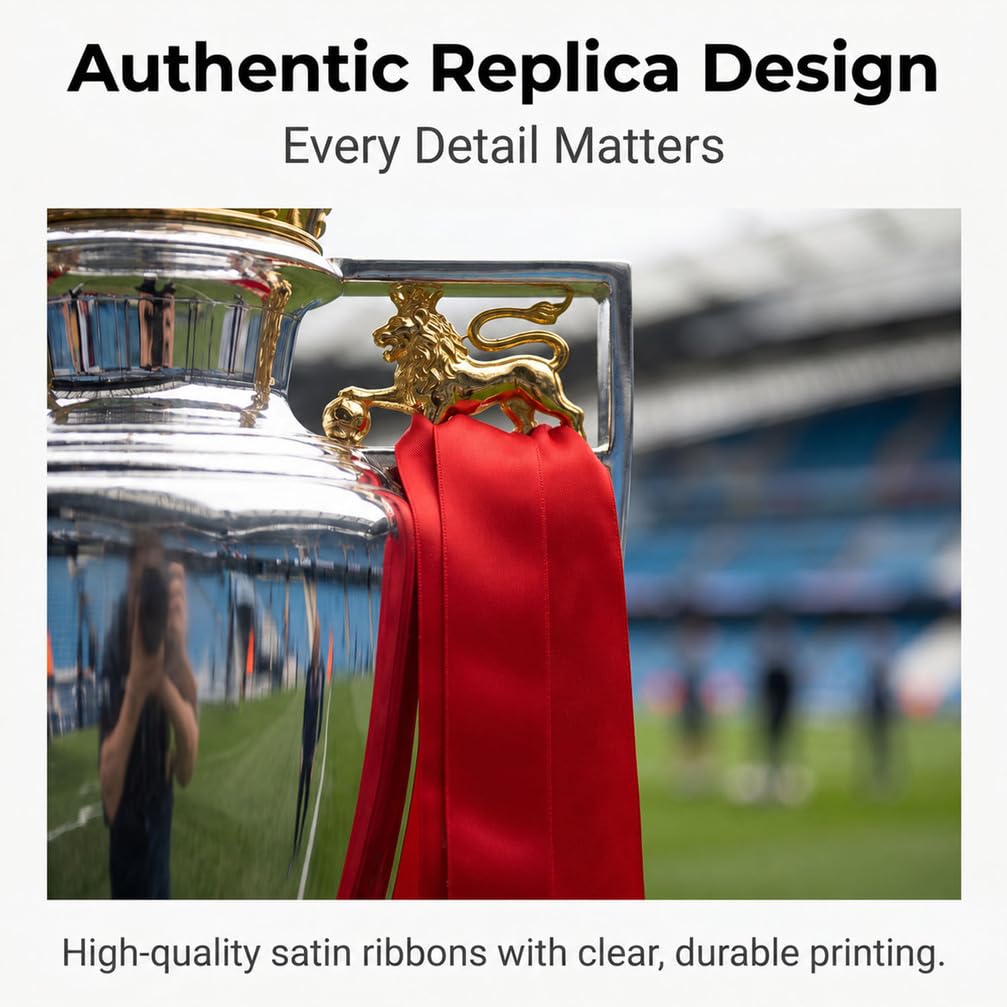 Réplica del Trofeo del Campeonato de Fútbol Inglés 2026, Recuerdo de Copa de Liga para Aficionados, Regalo Deportivo Coleccionable, Decoración para Oficina, Bar y Club