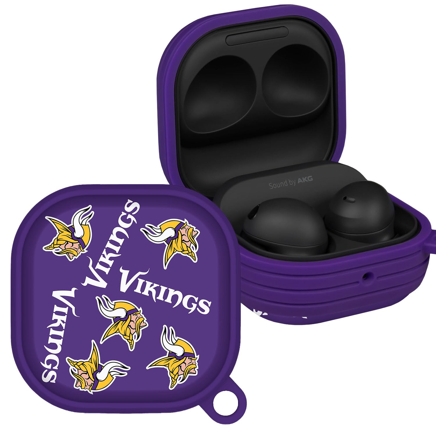 GAME TIME Minnesota Vikings HDX Case Cover Compatible with Samsung Galaxy Buds Pro (Select)