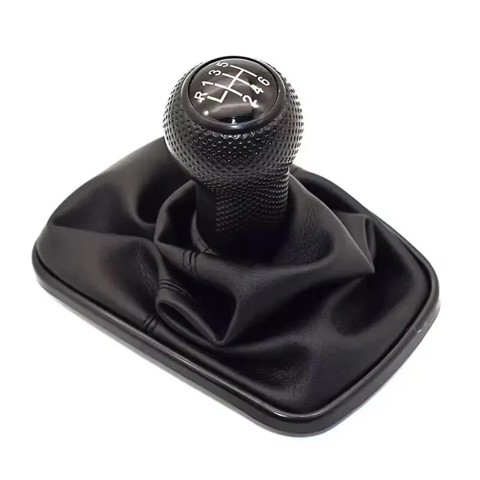Jjrfvbgt B 6 Speed 12Mm Car Speed Gear Shift Knob Compatible With For Mk4 For Golf For Gti R32 1999-2005 5 6 For Speed 12Mm Gear Shift Knob Lever Shifter Gaiter Boot