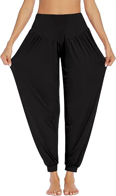 Women's Yoga Pants - Long Harem Sweatpants for Sports & Casual Wear