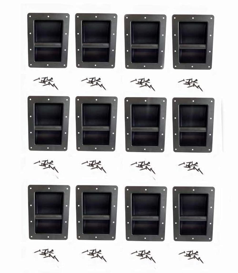 12 Metal Penn Elcom H1105 Steel Bar PA Monitor Speaker Cabinet Handle Screws