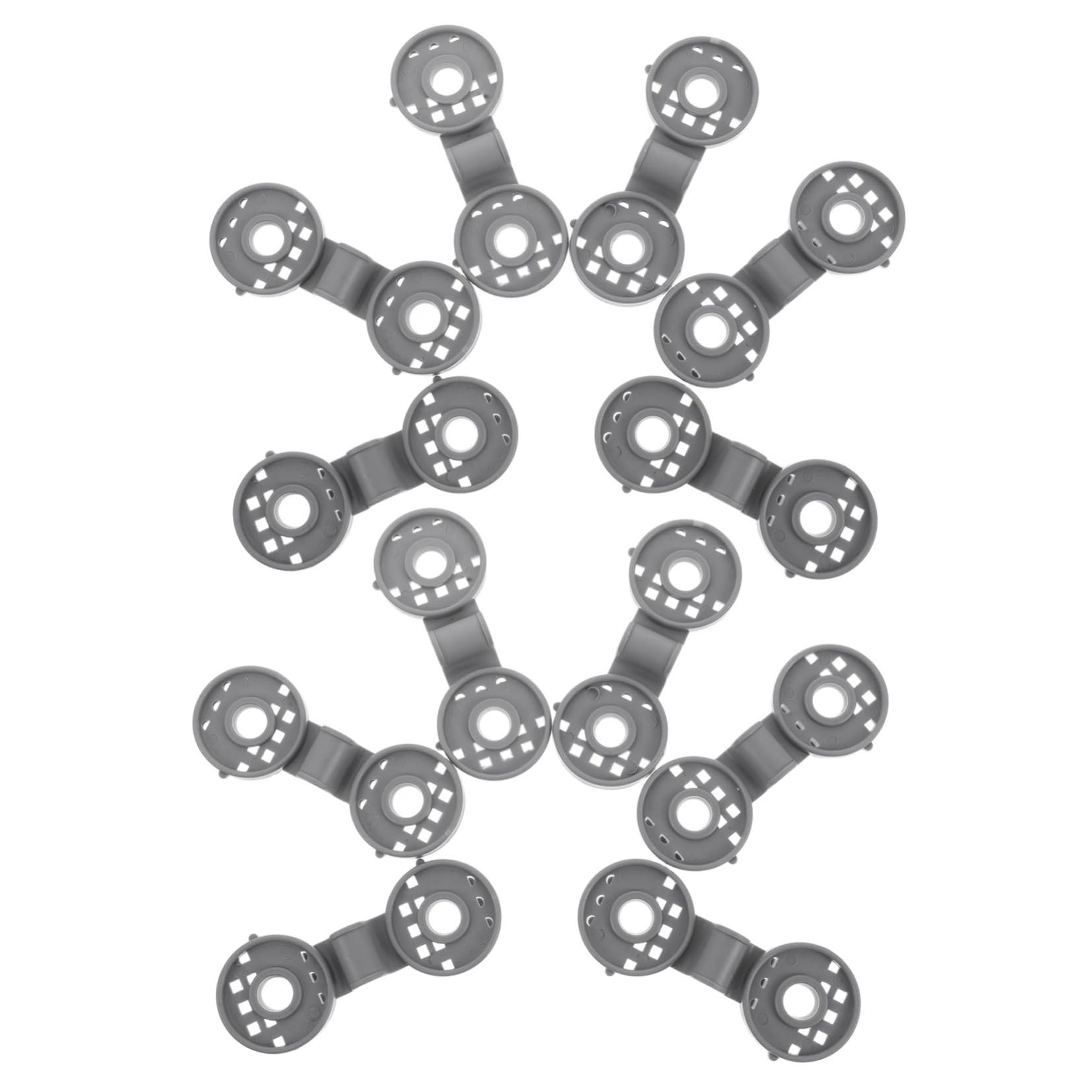 VINTORKY Sunshade Retaining Clip 20pcs Heavy Duty Round Plastic Clips for Tarp Garden Netting