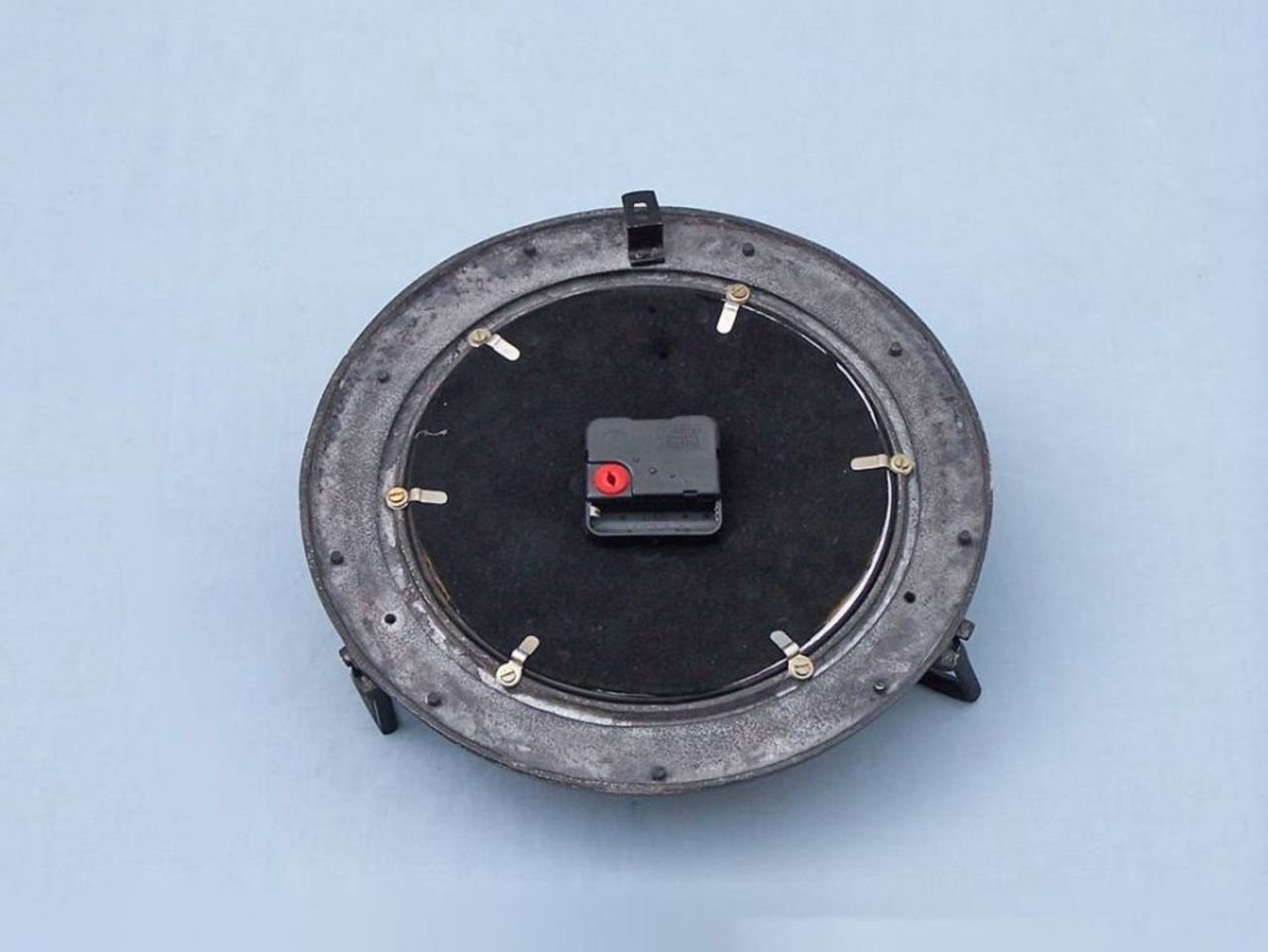 Handcrafted Nautical Decor Decorative Ship Porthole Orologio da Parete, Black, 30,5 cm