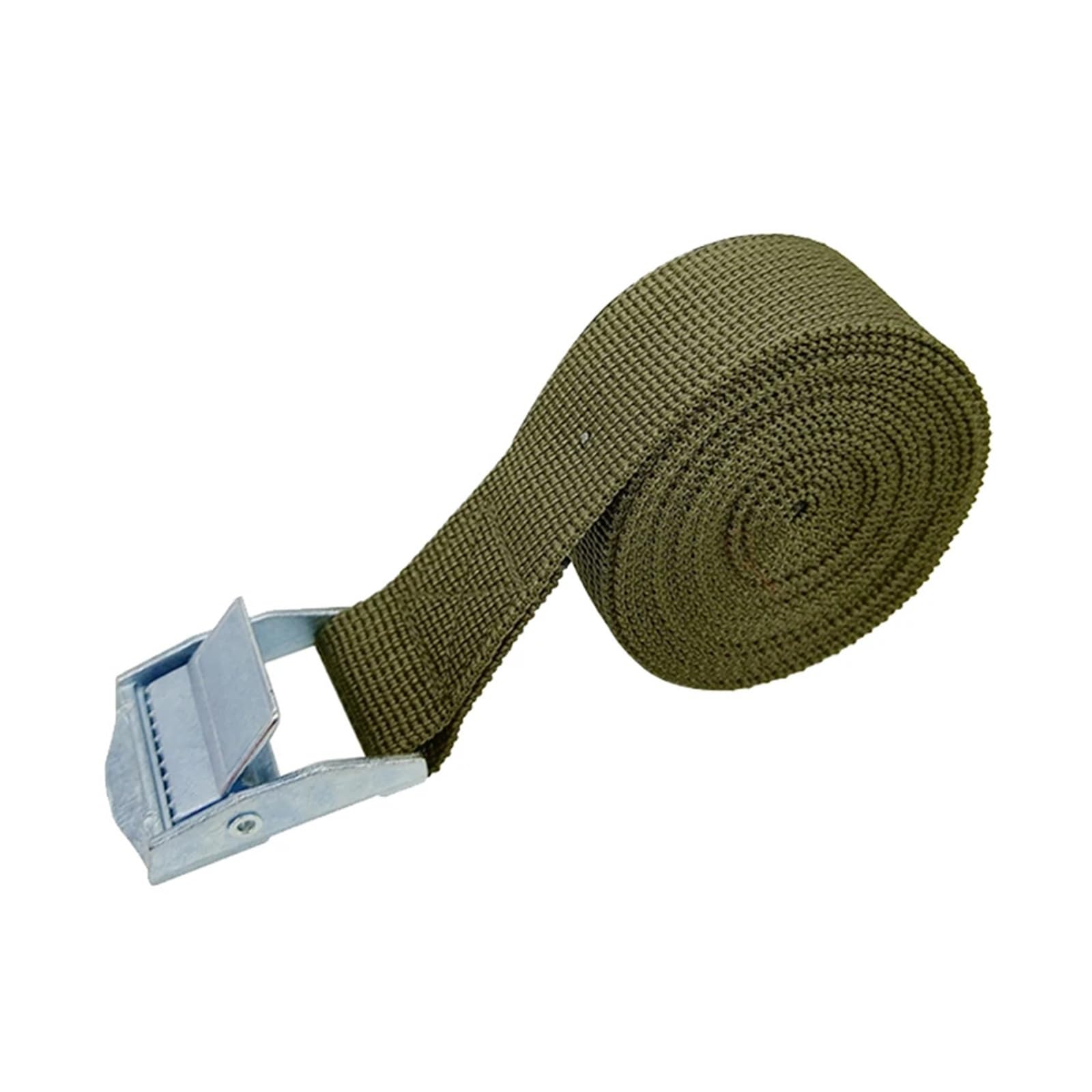 Tie Down Strap, 2M Cargo Straps with Buckle Tie-Down Belt for Motorcycle Car Bicycle Metal Tow Rope Strong Ratchet Fixing Belt for Lugga Bag(1x Green)