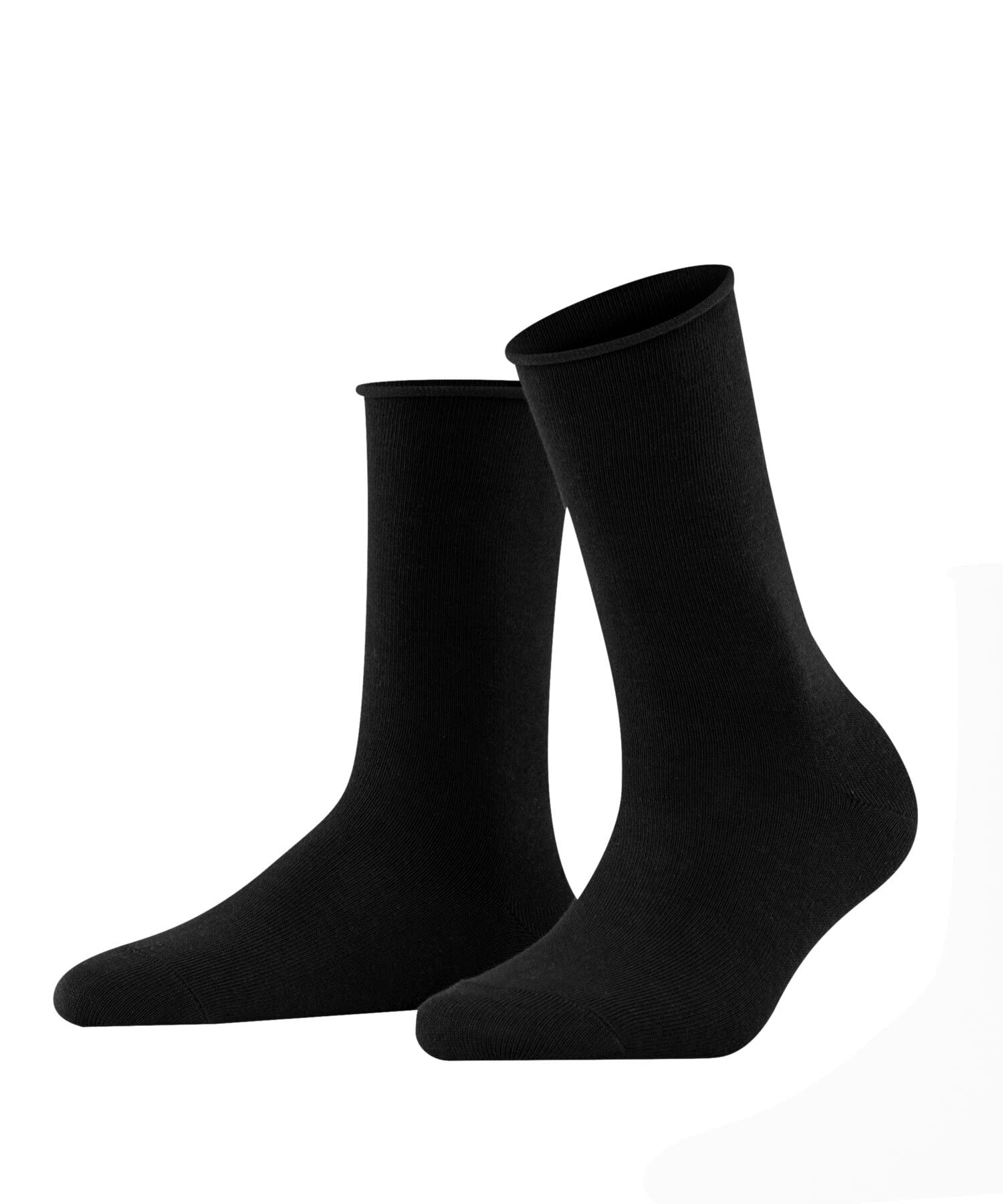 FALKE femme Happy Giftbox Uni 3-Pack chaussettes respirantes coton renforcées douces unies bords roulés non-comprimants sur le mollet adaptées aux diabétiques multipack lot de 3 paires
