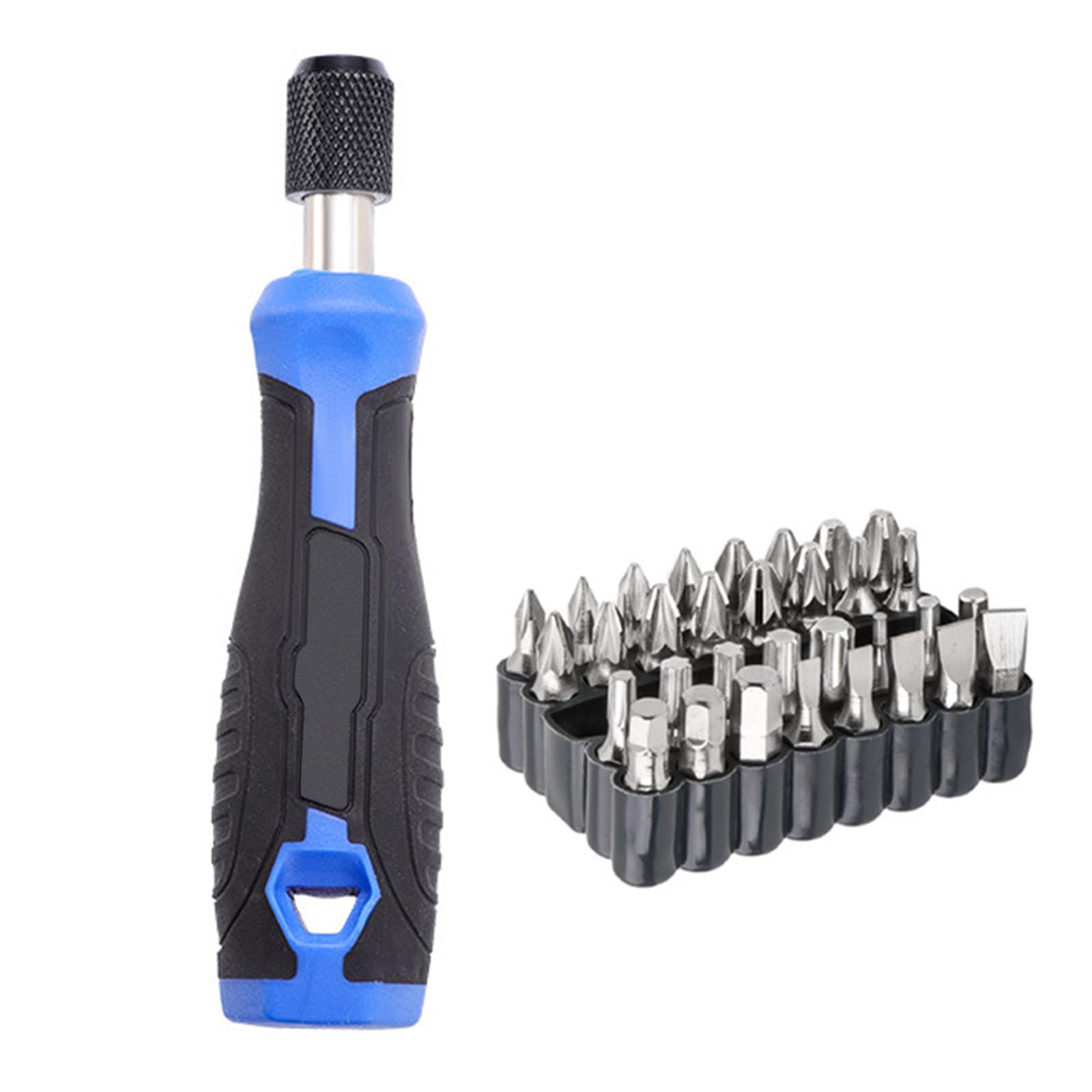 Tsophreniq Blue Screwdriver Set Professional Kits For Computer Laptop Game Consoles Maintenance Accessories Bit Holder