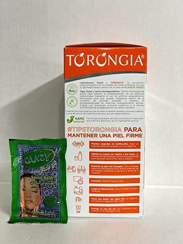 Miniatura 4 de Paquete de 2 unidades TORONGIA GEL REafirmante gel adelgazante para celulitis/GEL CORPORAL REAFIRMANTE 16oz. 16.76 oz cada uno incluye un regalo:
