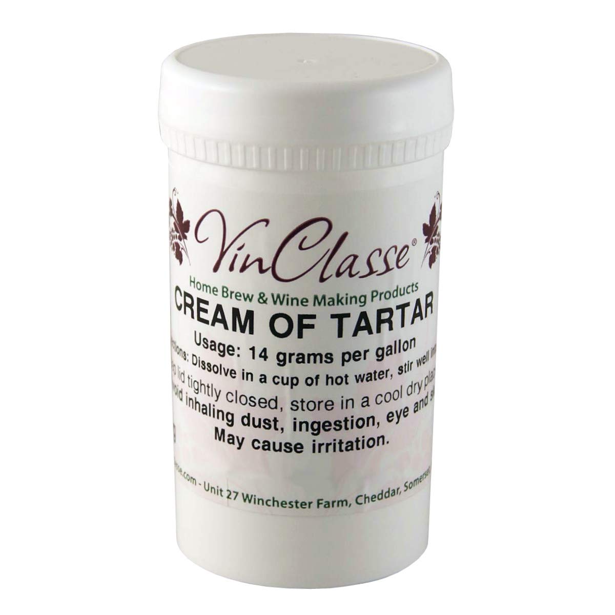 Balliihoo Homebrew Cream Vinclasse Of Tartar - 100 Gram Tub