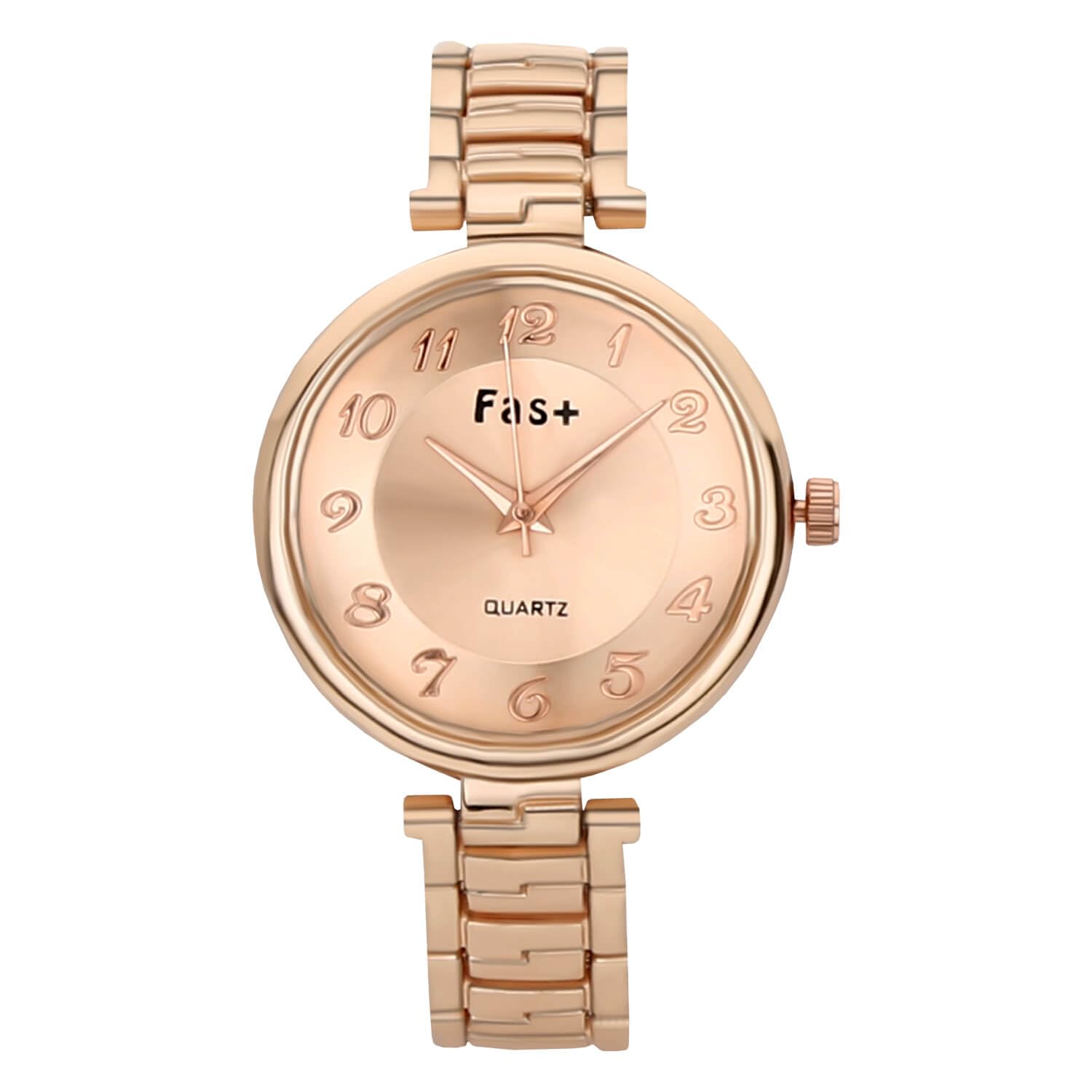 Fas + Numeric Dial Metal Strap Wrist Hand Analog Watches For Women And Girls Watch - 2/402 (Rose Gold) (B0CVX7NCTQ) Amazon Price History, Amazon Price Tracker