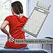 Acupressure Mat and Pillow Set for Back and Neck Relief and Muscle Relaxation Relieves, Back, Neck,