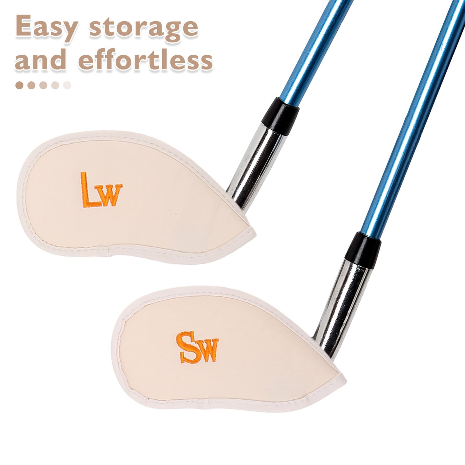 Juego de Fundas para Palos de Golf de Color 12 Piezas Cubiertas para Hierros de Golf Resistentes y Ligeras Protección contra Humedad y Daños al Aire Libre