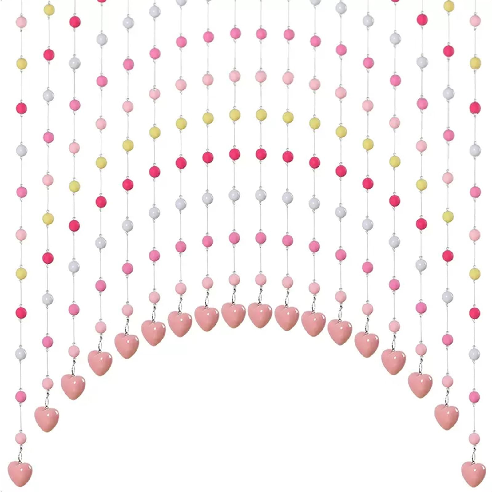 Rideaux de porte à cordes arc-en-ciel pour séparer une chambre d'enfant avec élégance