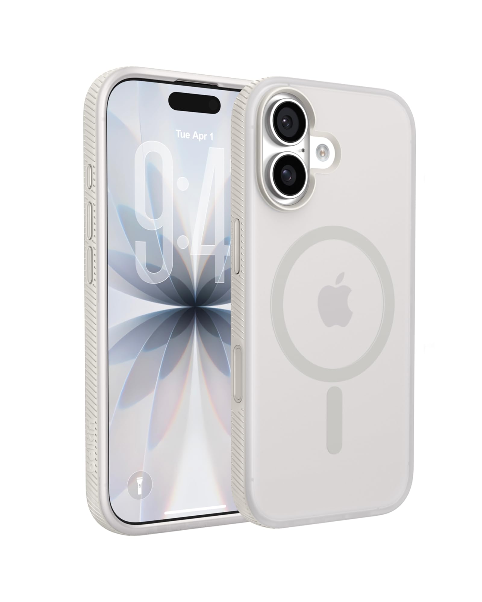 Belkin for iPhone 17 Case, Grip, MagSafe Compatible w/Anti-Scratch & Anti-Yellowing Coating, Touch Sensitive Camera Control - Military Grade, Anti-Slip, Magnetic, Shockproof, Protective