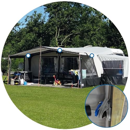 ProPlus Befestigungsclips Vorzelt Clips 3-teilig