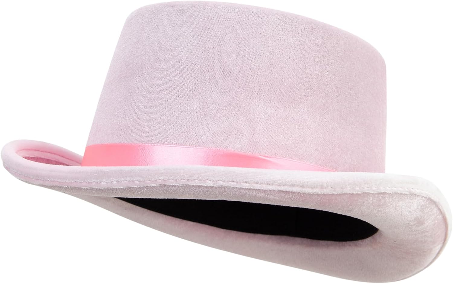 e4Hats.com Shiny Top Hat - Pink Velvet Halloween Costume
