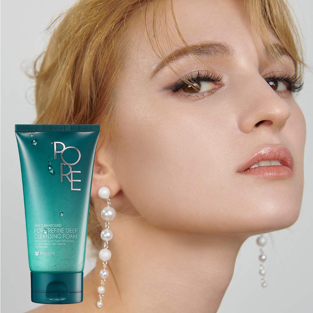 Amazon.com: MIZON Pore Refine Deep Cleansing Foam, 4.05 fl oz (120