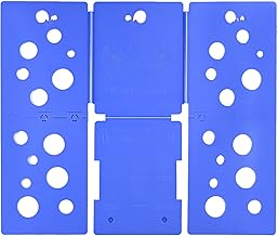 BoxLegend V5 Plieur de Linge T Shirt Planche a Plier Le Linge Plieur de Vetement pour Enfant Adulte Bleu