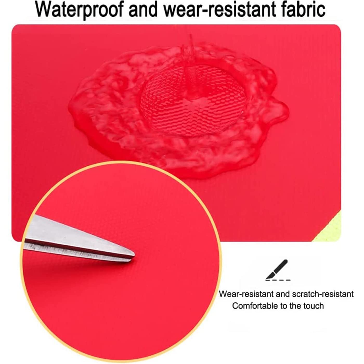 Erste-Hilfe-Set Medizinische Tasche Leere Notfallrettungstasche für den Außenbereich wasserdichte reflektierende Oxford-Reisetaschen mit Mehreren Taschen (Color : Red)