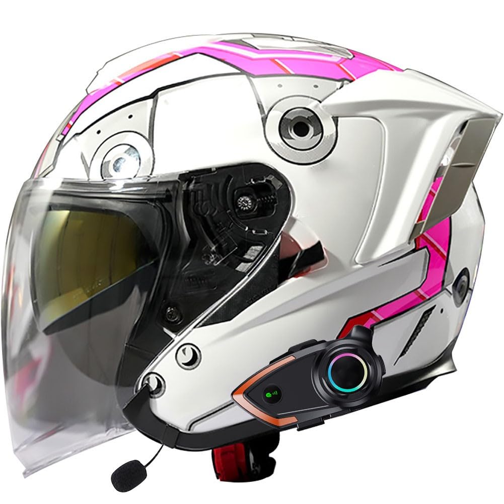Casque de moto antichoc ECE 22.06 pour rouler sans buée ni chaleur