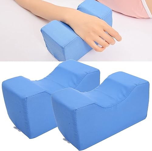 Miniatura 4 de Brrnoo Almohada de soporte para elevador de pies, 2 piezas de cojín antiescaras en el tobillo, soporte para piernas y almohada para cirugía,