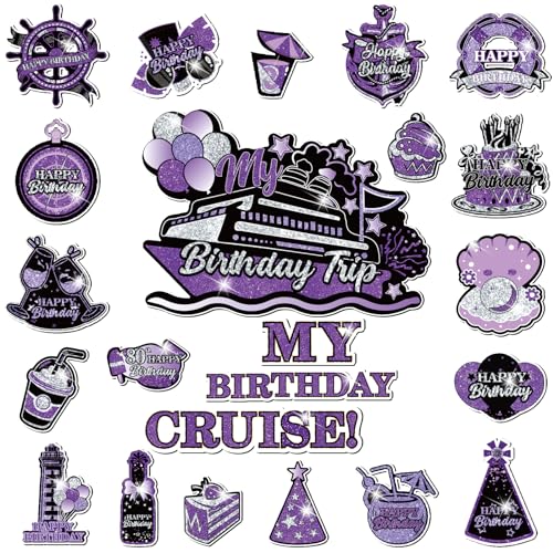 Imanes Decorativos para Puerta Cumpleaños Barco Crucero