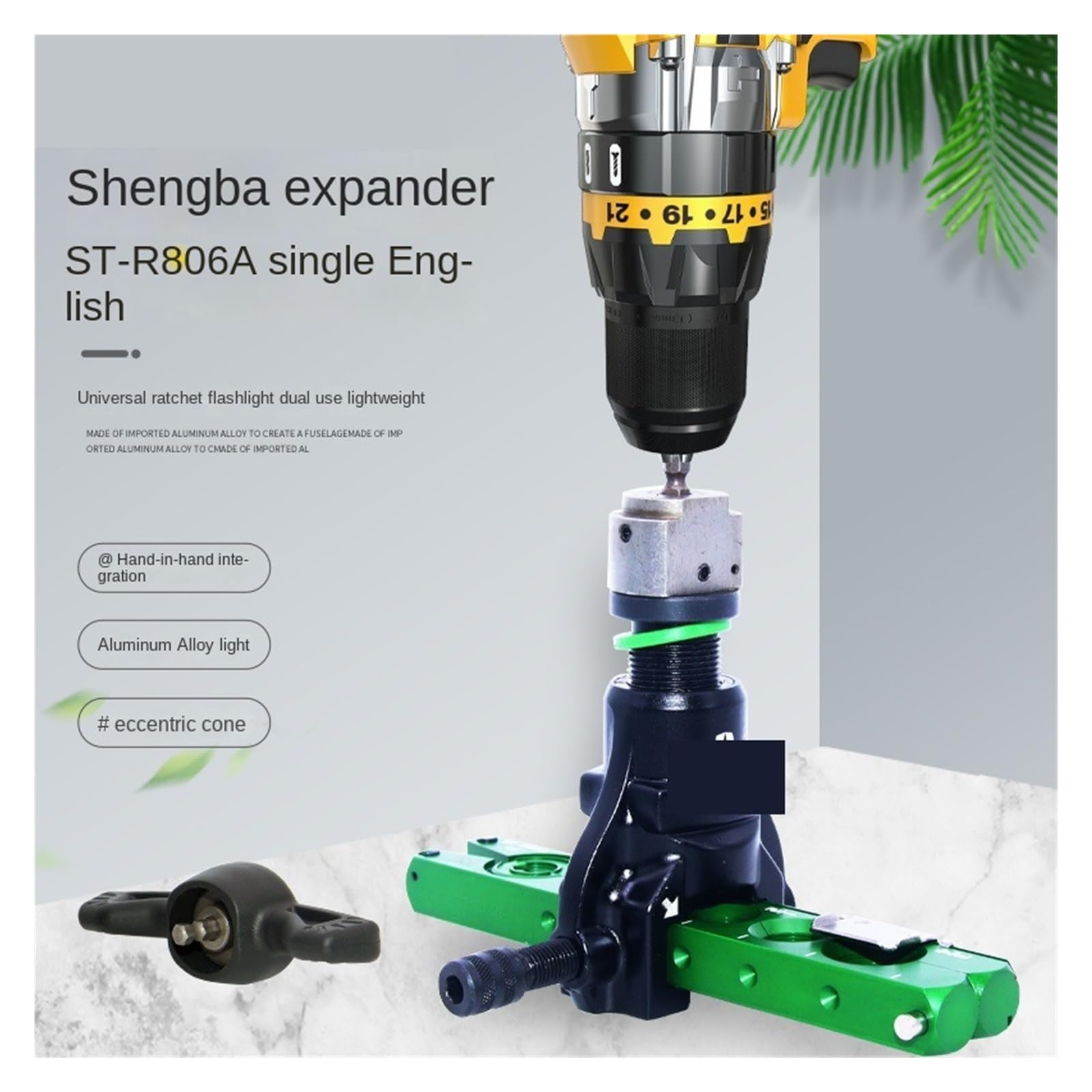Herramienta de abocardado cónico excéntrico con trinquete, ST-R806A Juego tubos cobre ,Alta eficiencia