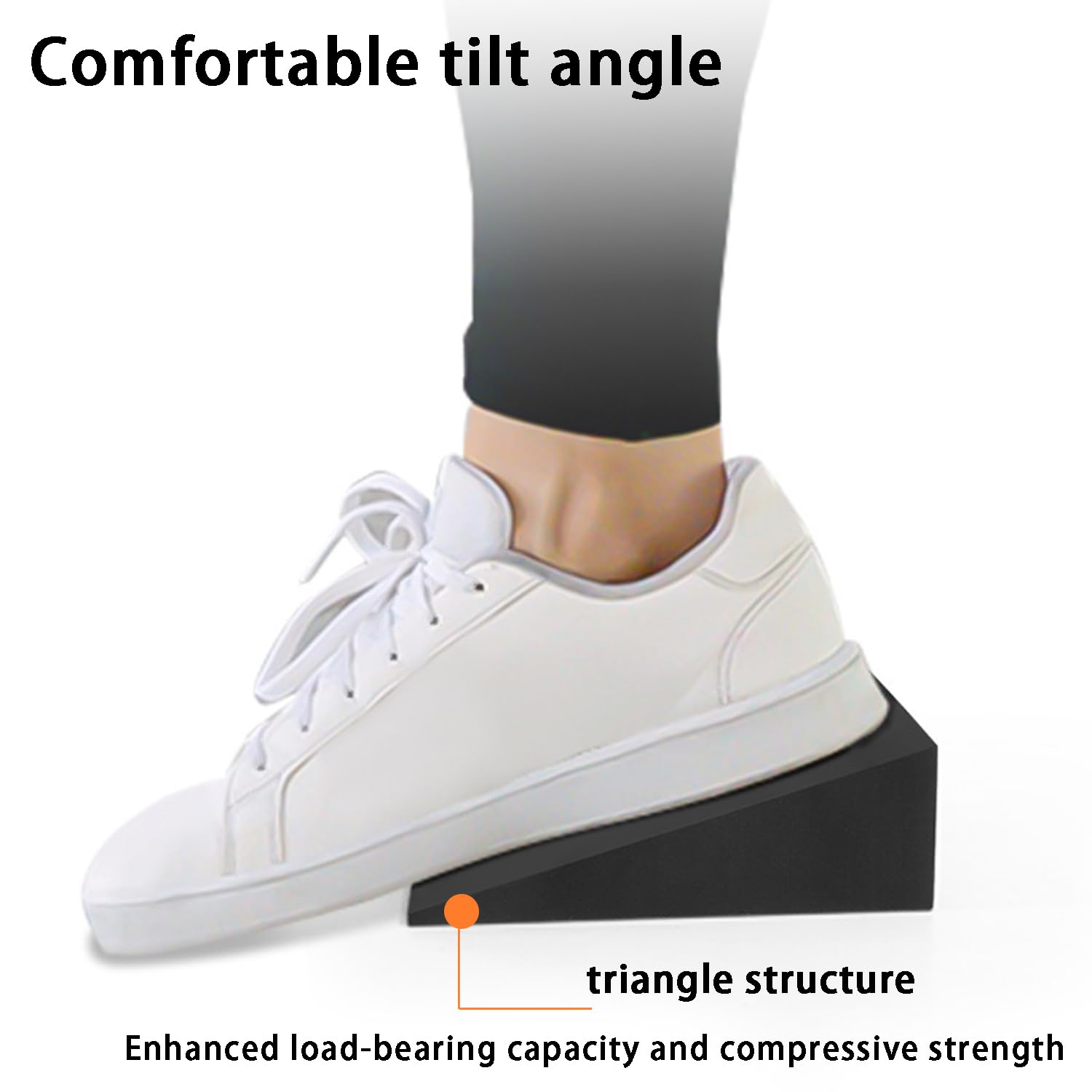 2 Pièces Plan Incliné, Plateforme Etirement Mollets, Planche Inclinée Cheville, pour Les Squats, Les Étirements Des Mollets, La Gymnastique, l'Exercice En Intérieur Et En Extérieur
