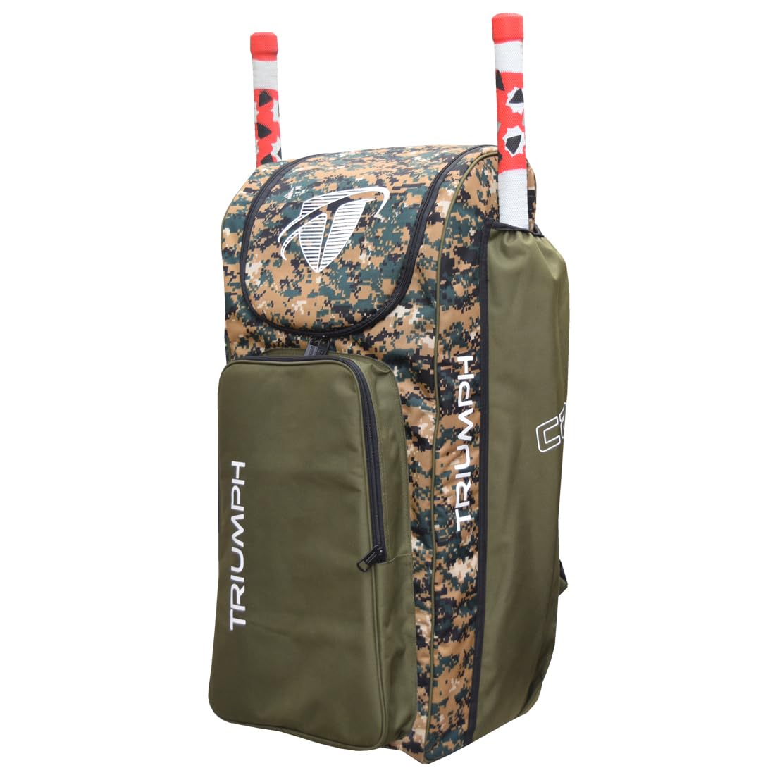 Triumph KB-3030 Camo Cricket Backpack Full Padded Bag Size 14x28x7-image-41