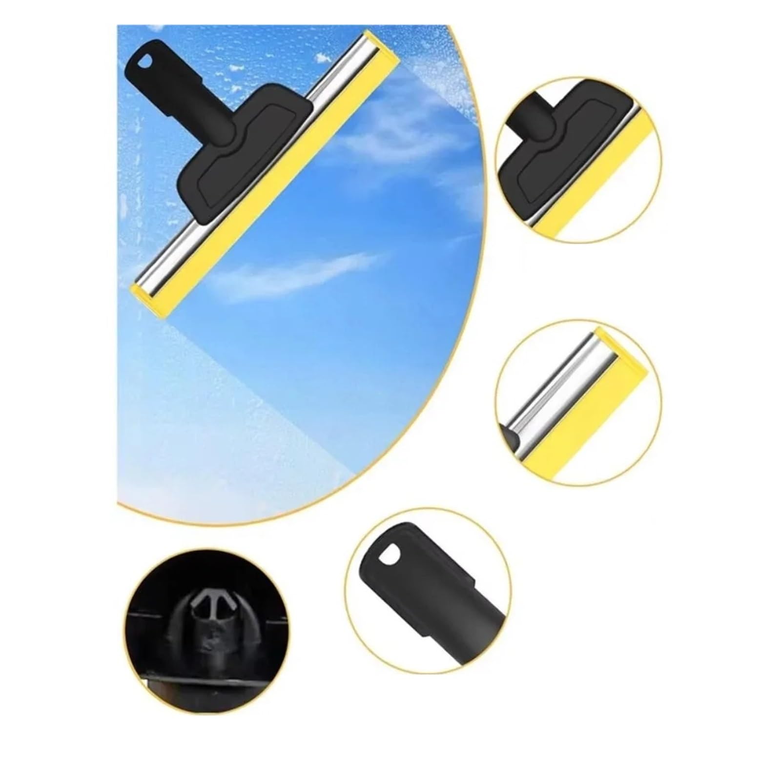 Kit de raclette à brosse à coulis ronde SC1-SC5 Steam Fit